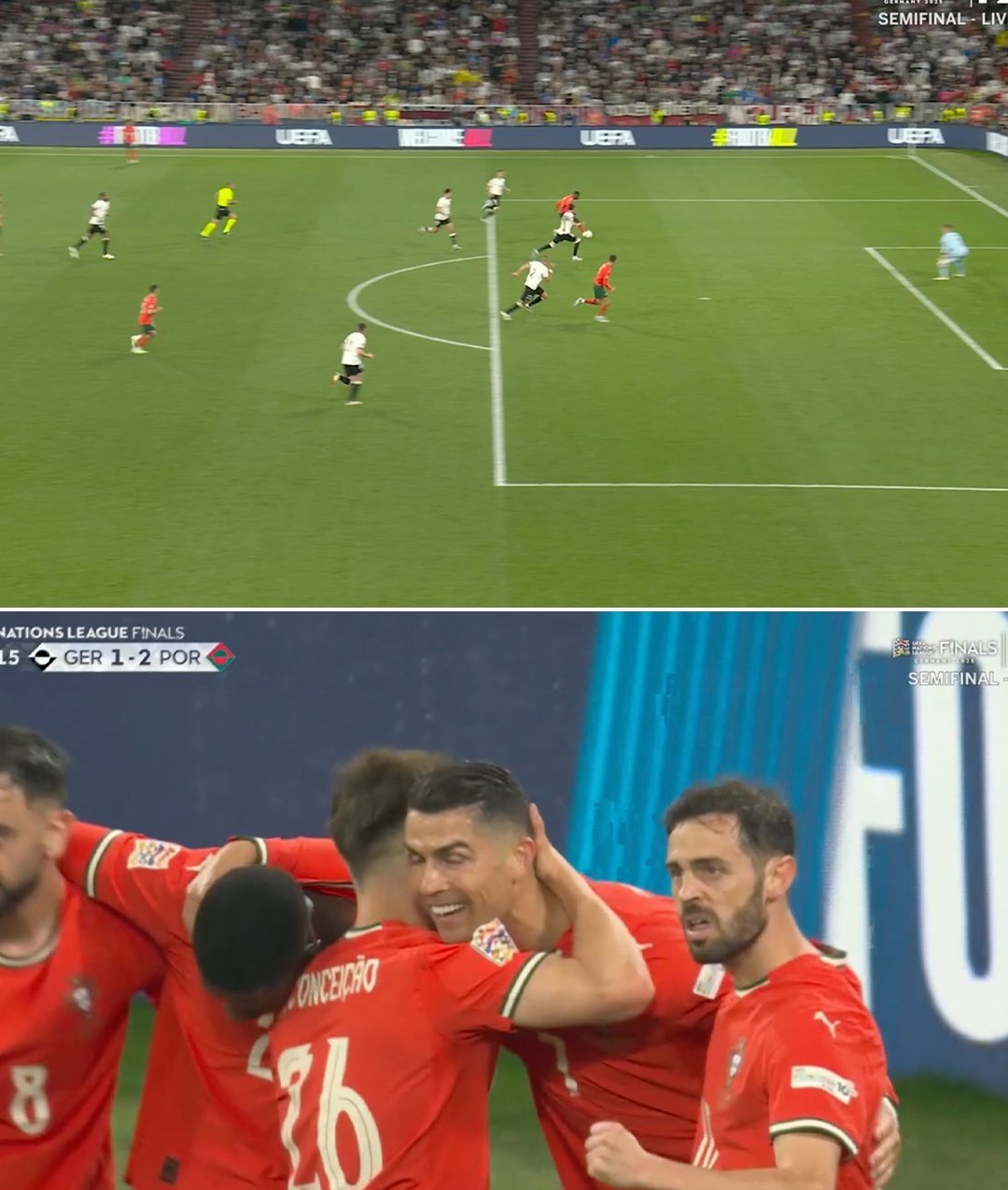 罗马轻取葡萄牙，范佩西统治全场